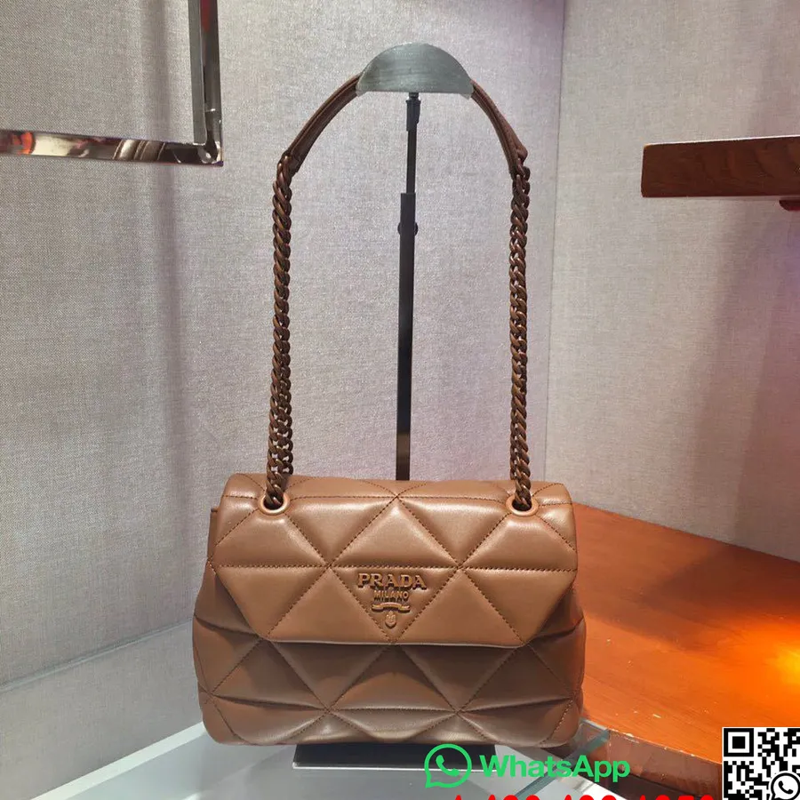 Prada Spectrum Torba Na Ramię 25cm 1bd232 Kolekcja Wiosna/lato 2020, Brązowa