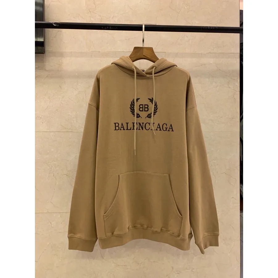 Balenciaga Sudadera Con Capucha Con Logo Colección Otoño/invierno 2019, Marrón/negro