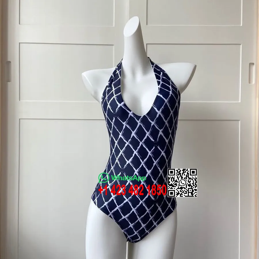 Chanel Bañador Bikini De Una Pieza Colección Primavera/verano 2020, Negro/blanco