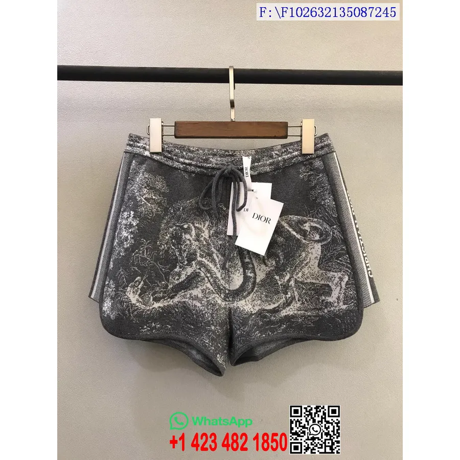 Christian Dior Shorts Høst/vinter 2021 Kolleksjon, Grå