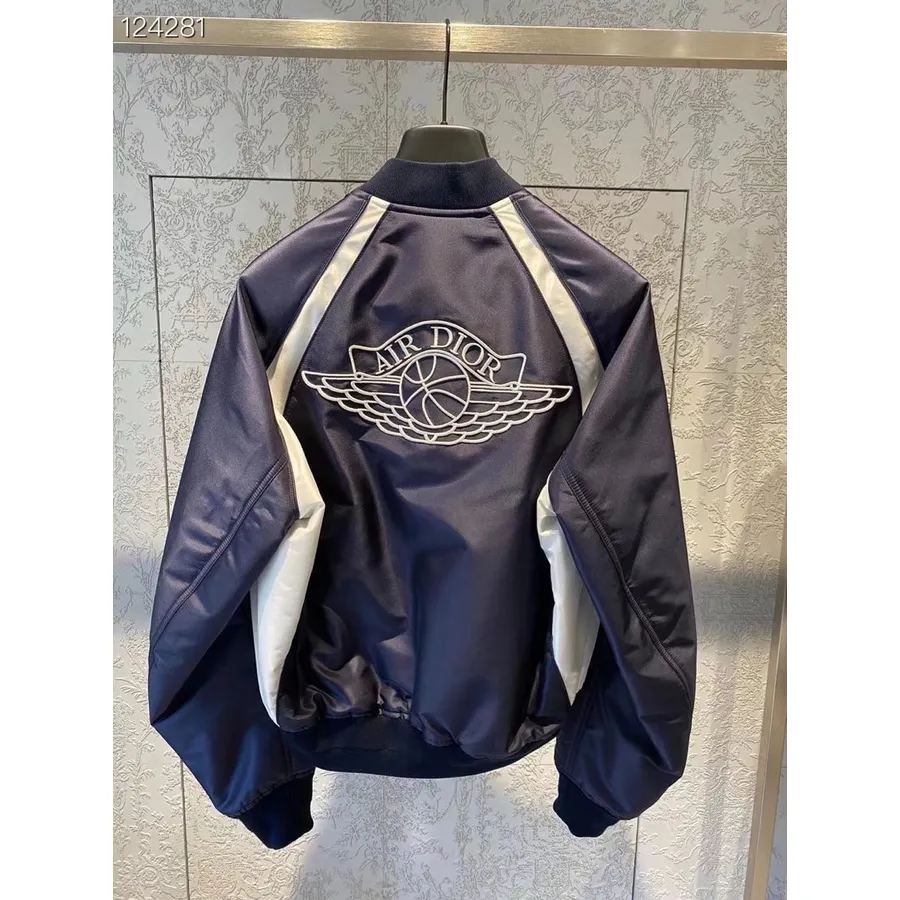 Jaqueta Bomber Christian Dior Air Dior Coleção Outono/inverno 2020, Azul Marinho