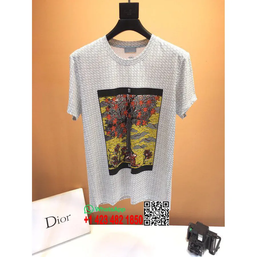 Tricou Supradimensionat Din Bumbac Christian Dior La Force Colectia Primavara/vara 2020, Gri