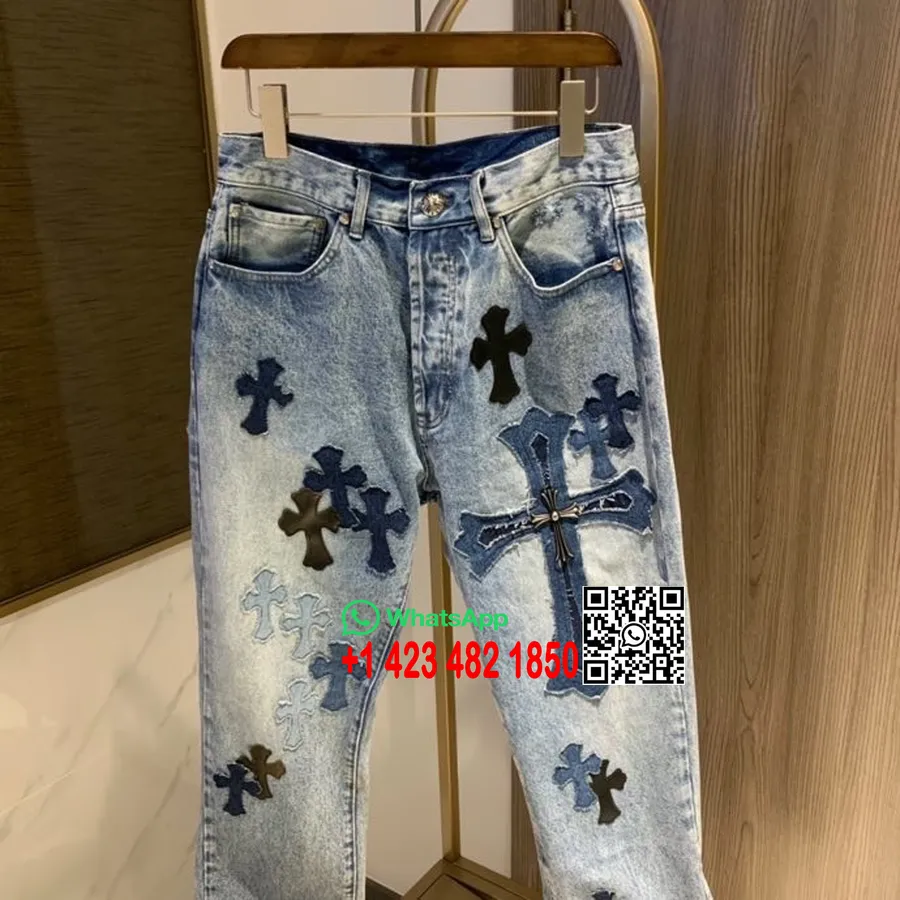 Chrome Hearts Sex Records Matty Boy Blugi Denim Colectia Primavara/vara 2022, Albastru