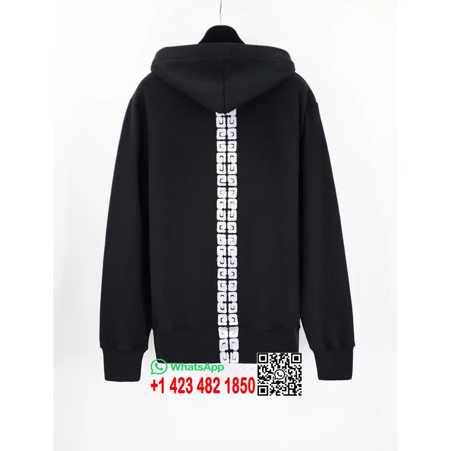 Sudadera Con Capucha Extragrande De Manga Larga De Givenchy Colección Primavera/verano 2022, Negro