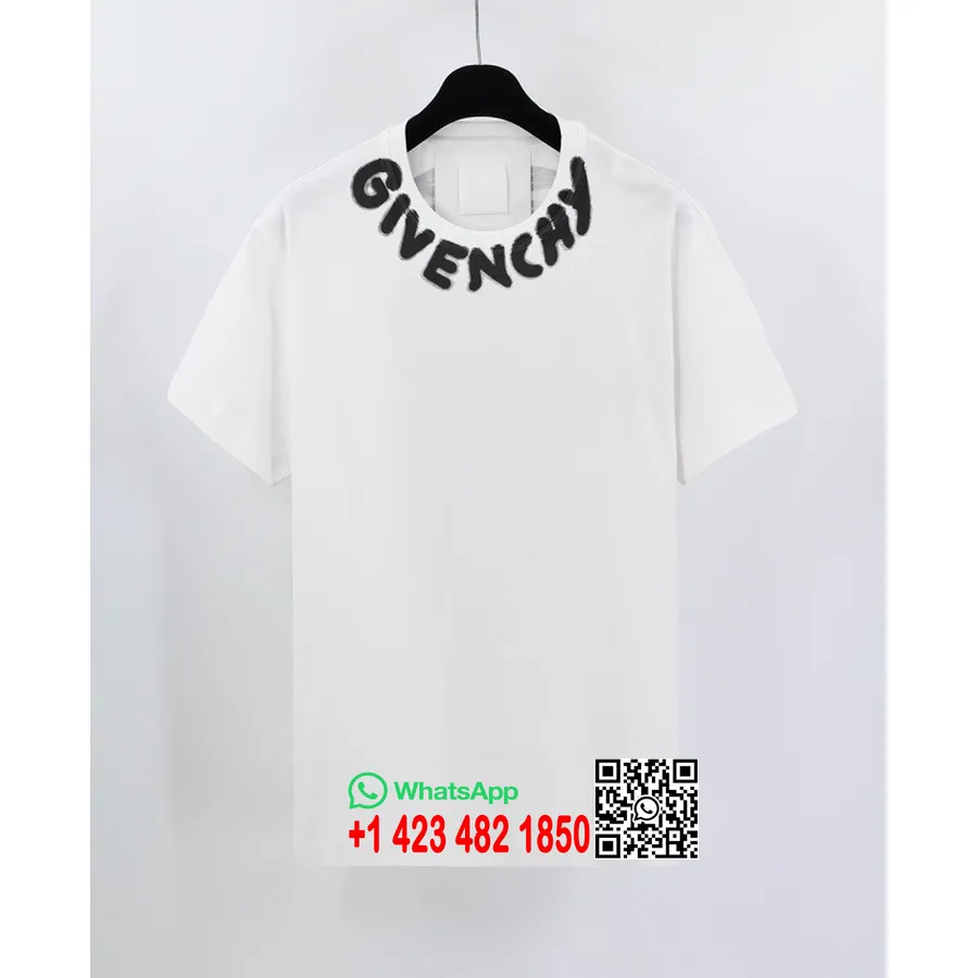 Givenchy Oversized Skelet T-shirt Forår/sommer 2022 Kollektion, Hvid