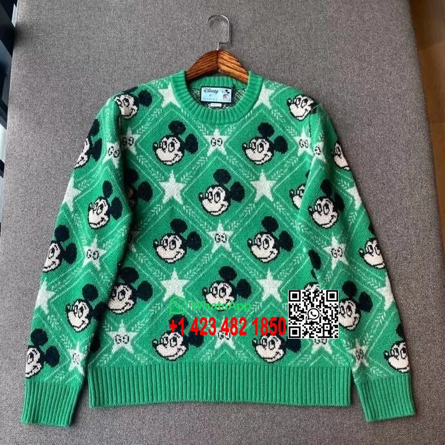 Jersey De Lana Gucci X Disney Colección Otoño/invierno 2020, Verde