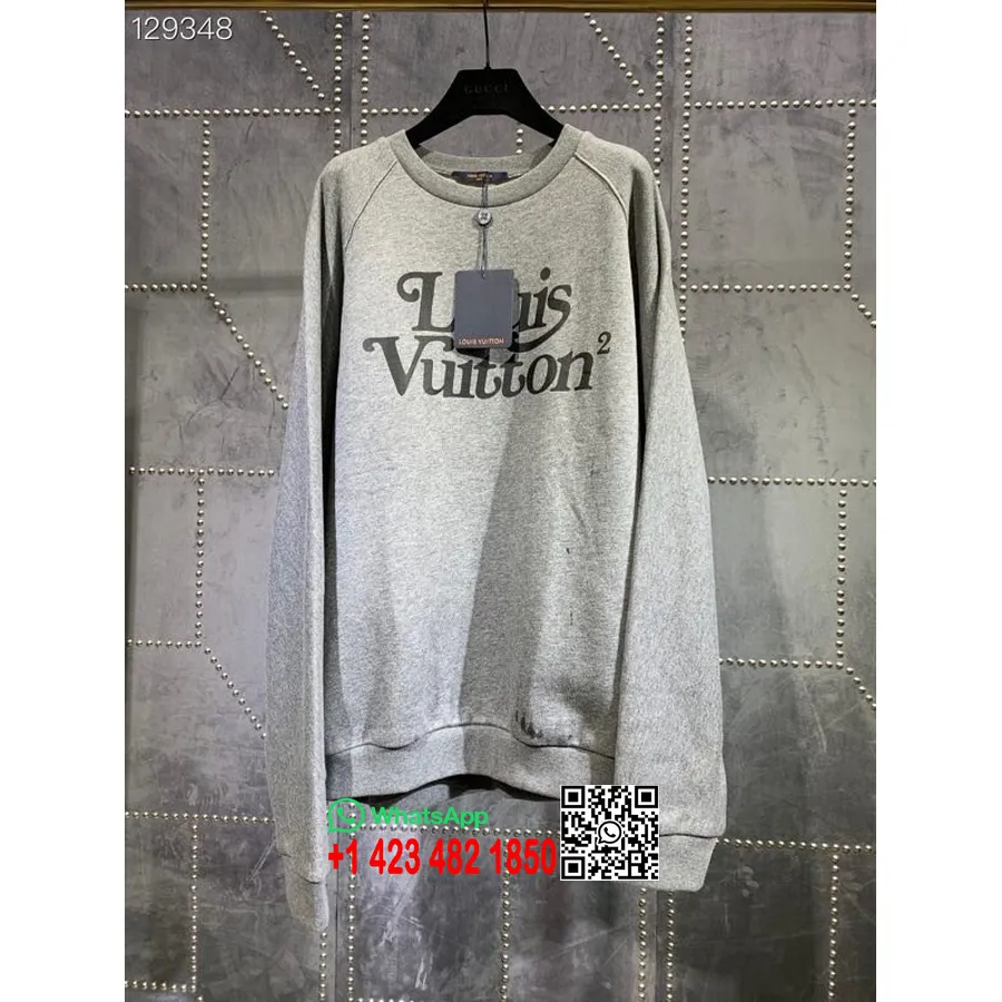 Jersey Louis Vuitton Nigo Squared Para Hombre Colección Otoño/invierno 2020, Gris