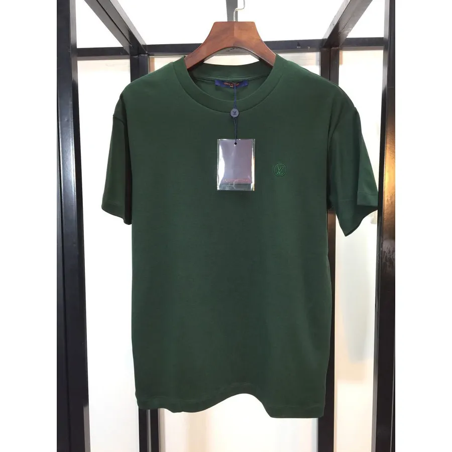 Louis Vuitton Oversized Bomull T-shirt Vår/sommar 2020 Kollektion, Grön