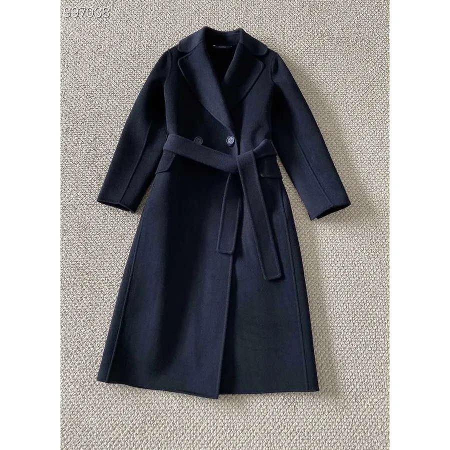 Max Mara Perry Wool and Cashmere Coat Fall/Winter 2022 Collection, Black