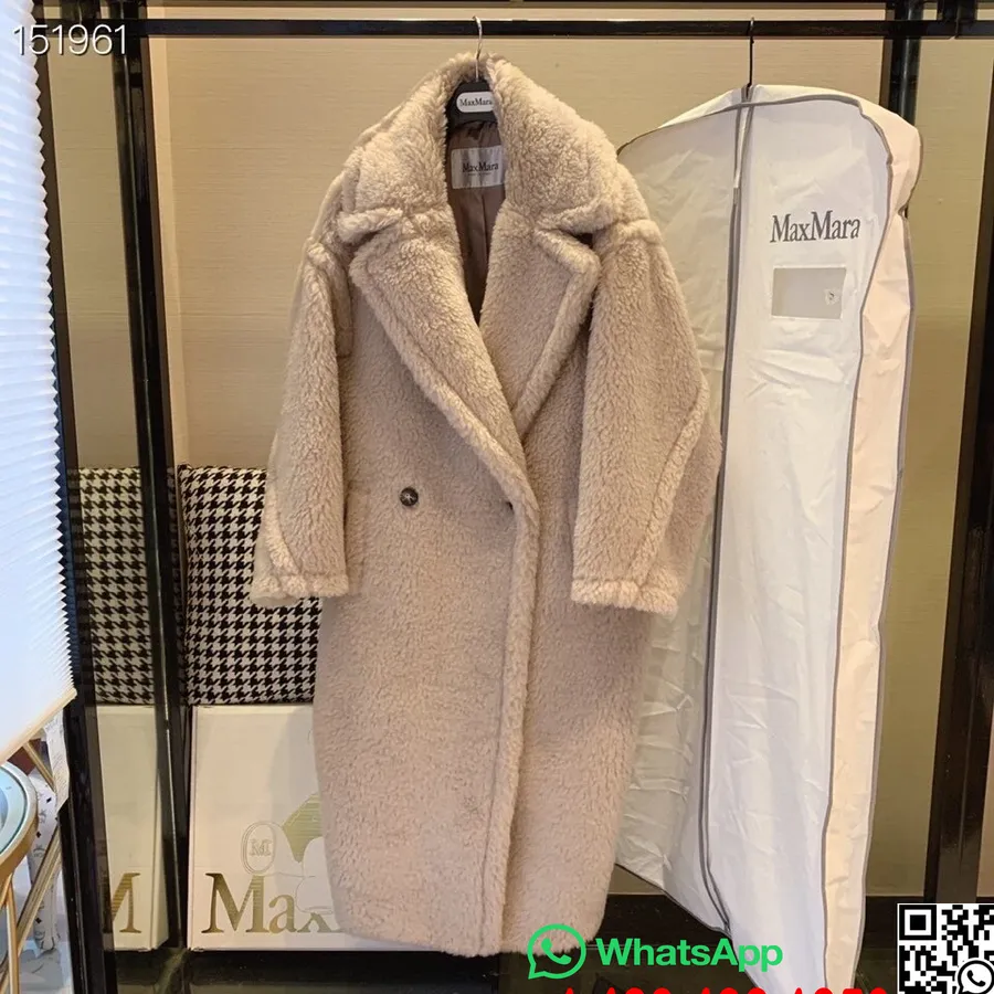 Max Mara Teddybär-wollmantel Herbst/winter-kollektion 2020, Kamel