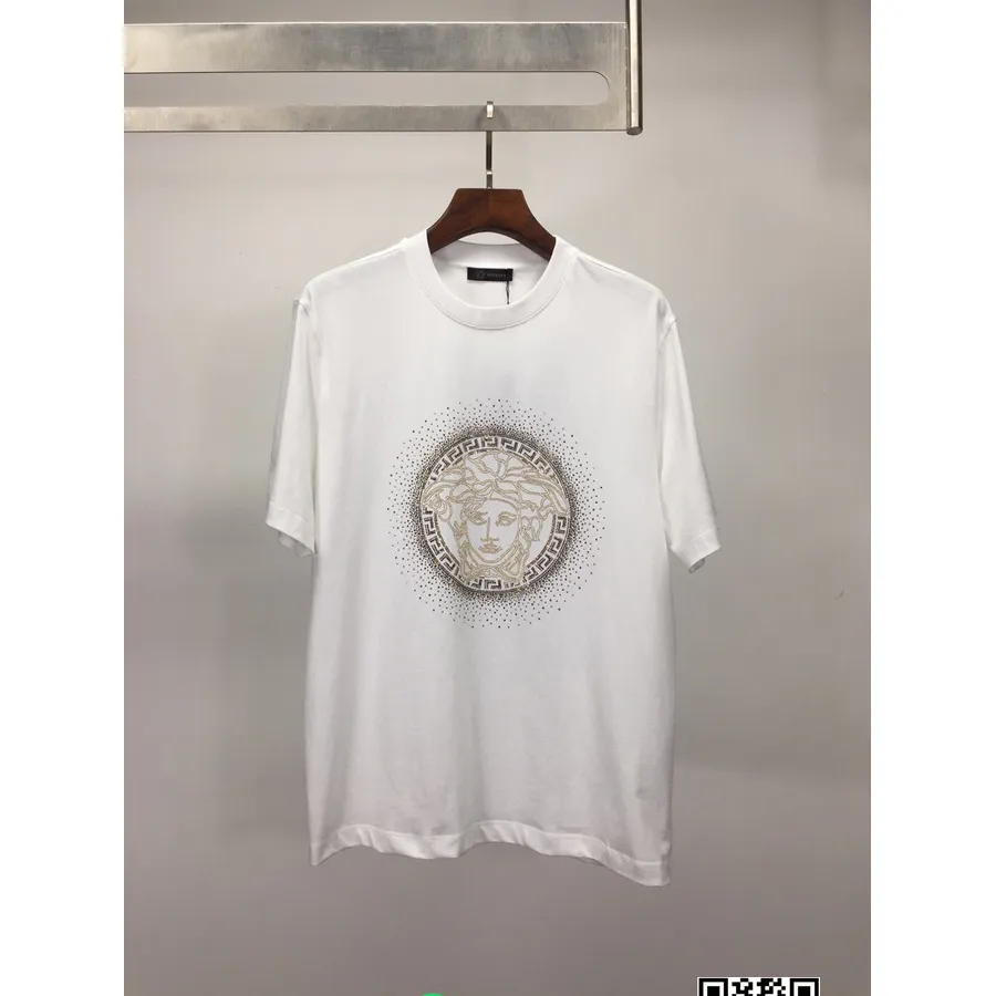 Versace Medusa κοντομάνικο T-shirt συλλογή άνοιξη/καλοκαίρι 2022, λευκό