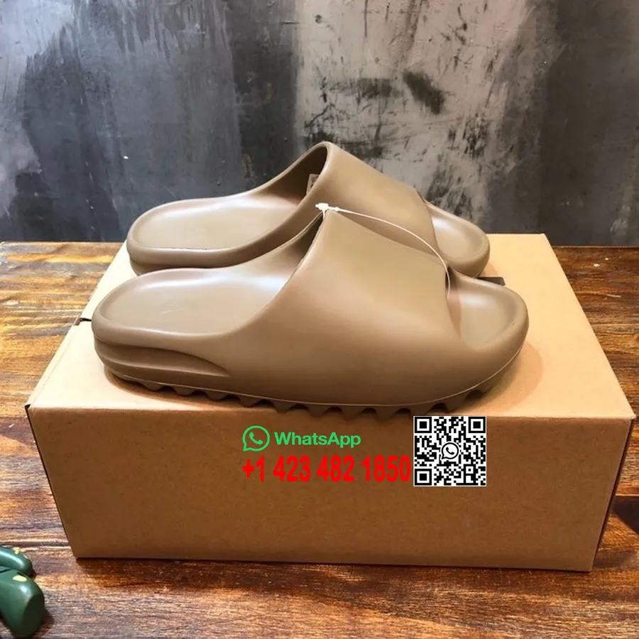 Yeezy Foam Unisex Slides Resin Fx0494 Kopija, Brūna