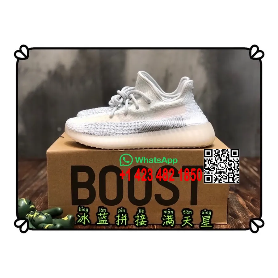 Yeezy Boost 350 V2 Basf Joggesko For Menn, Lys Fersken