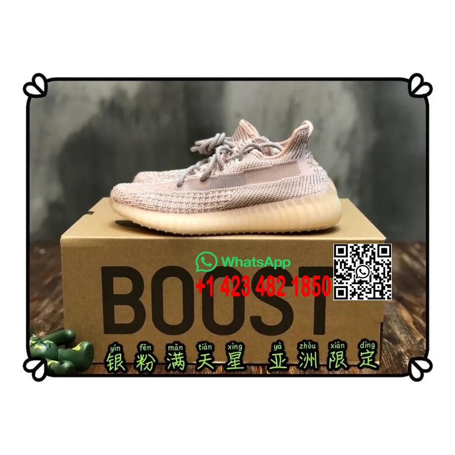 Yeezy Boost 350 V2 BASF Mens Sneakers, Blush