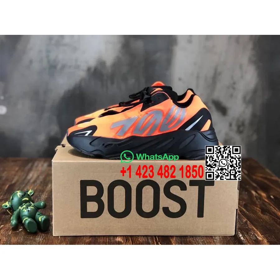 Ανδρικά Sneakers Adidas Yeezy Boost 700 Mnvn, πορτοκαλί