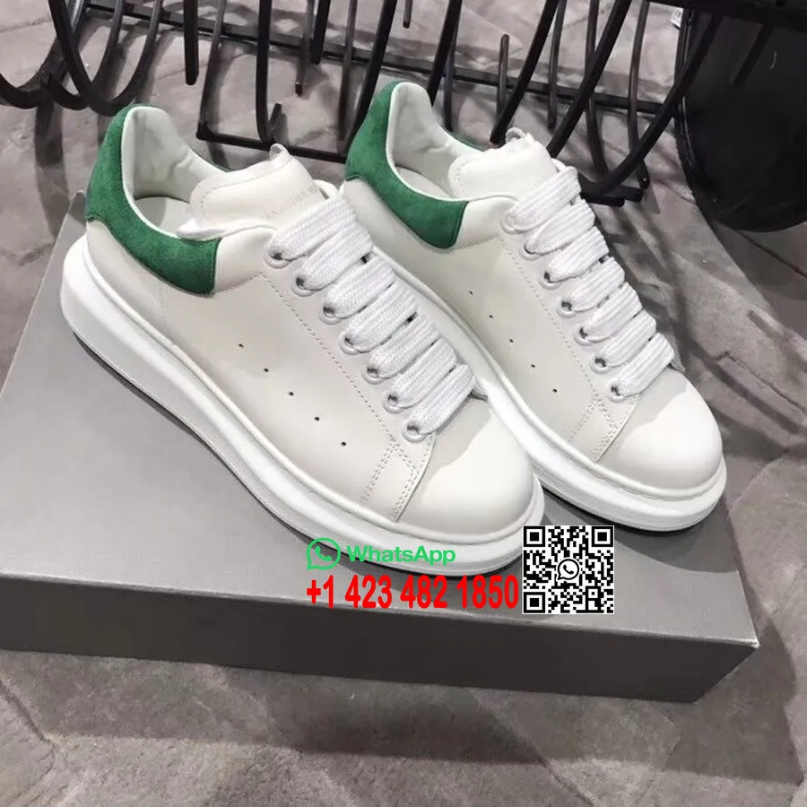 Alexander Mcqueen Oversize Platform Bağcıklı Creeper Spor Ayakkabı İlkbahar/Yaz 2018 Koleksiyonu, Süet Yeşil