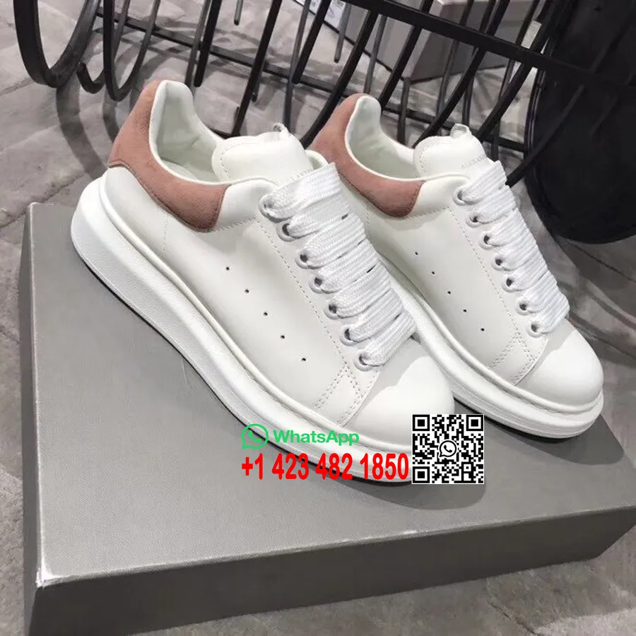 Alexander Mcqueen Oversize Platform Bağcıklı Creeper Spor Ayakkabı İlkbahar/Yaz 2018 Koleksiyonu, Süet Allık Pembe