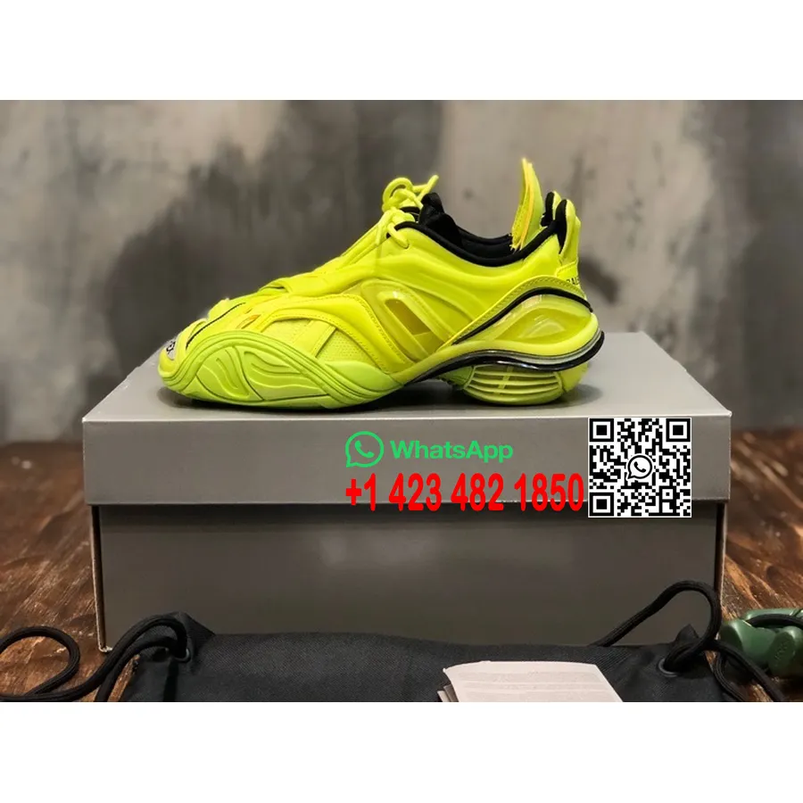 Balenciaga Tyrex Sapatos Masculinos Coleção Primavera/verão 2022, Amarelo Neon