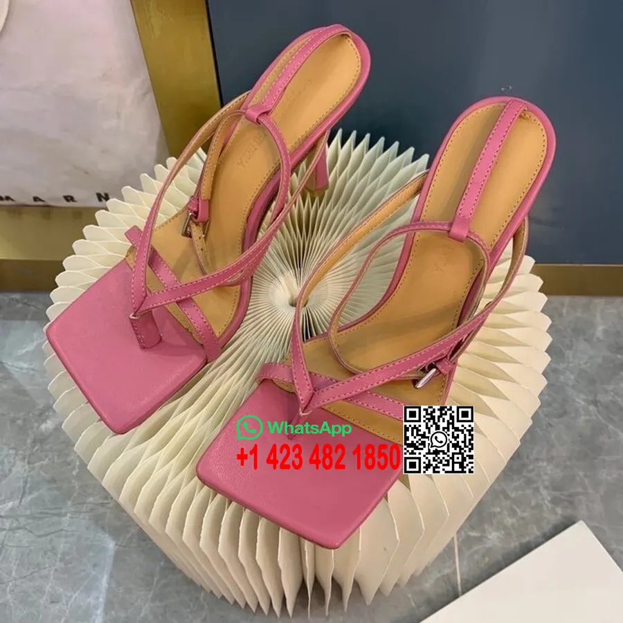 Bottega Veneta Stretch Sandaler 9 Cm Hæl Lammeskinn Vår/sommer 2020 Kolleksjon, Rosa