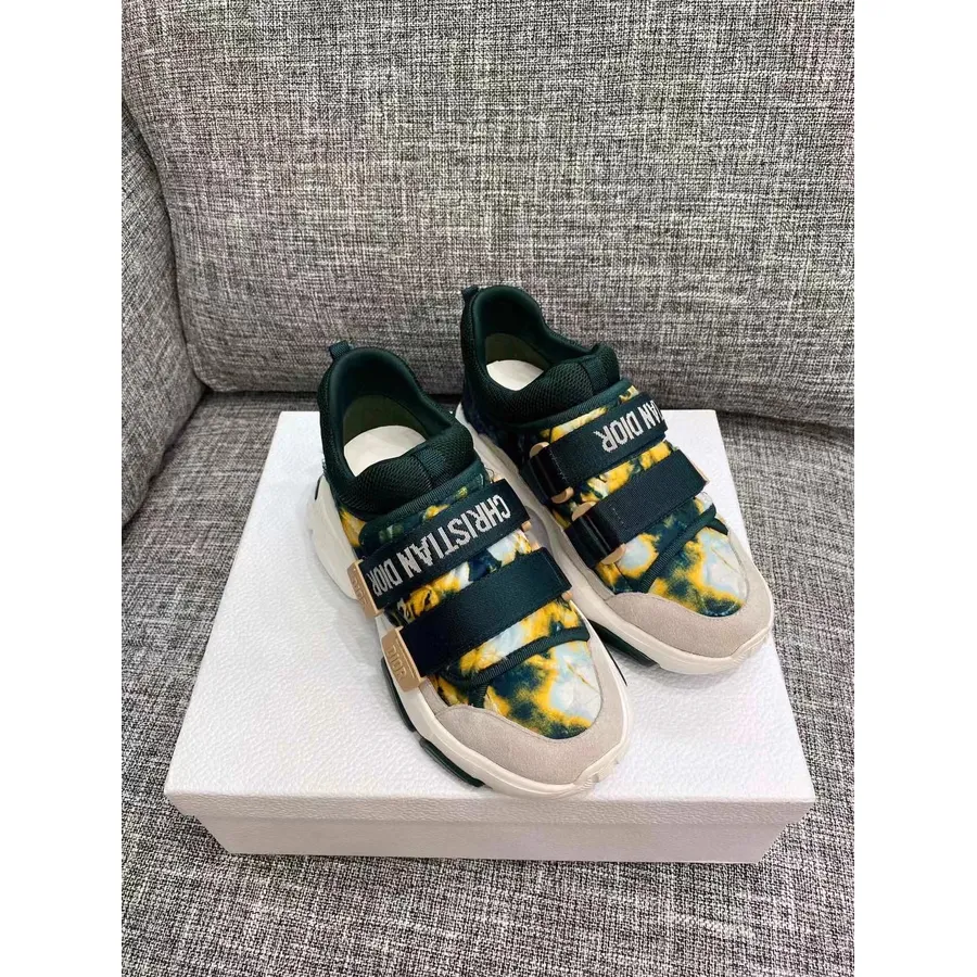 Christian Dior D-Wander Sneakers Mit Klettverschluss Frühjahr/Sommer 2021 Kollektion, Grün