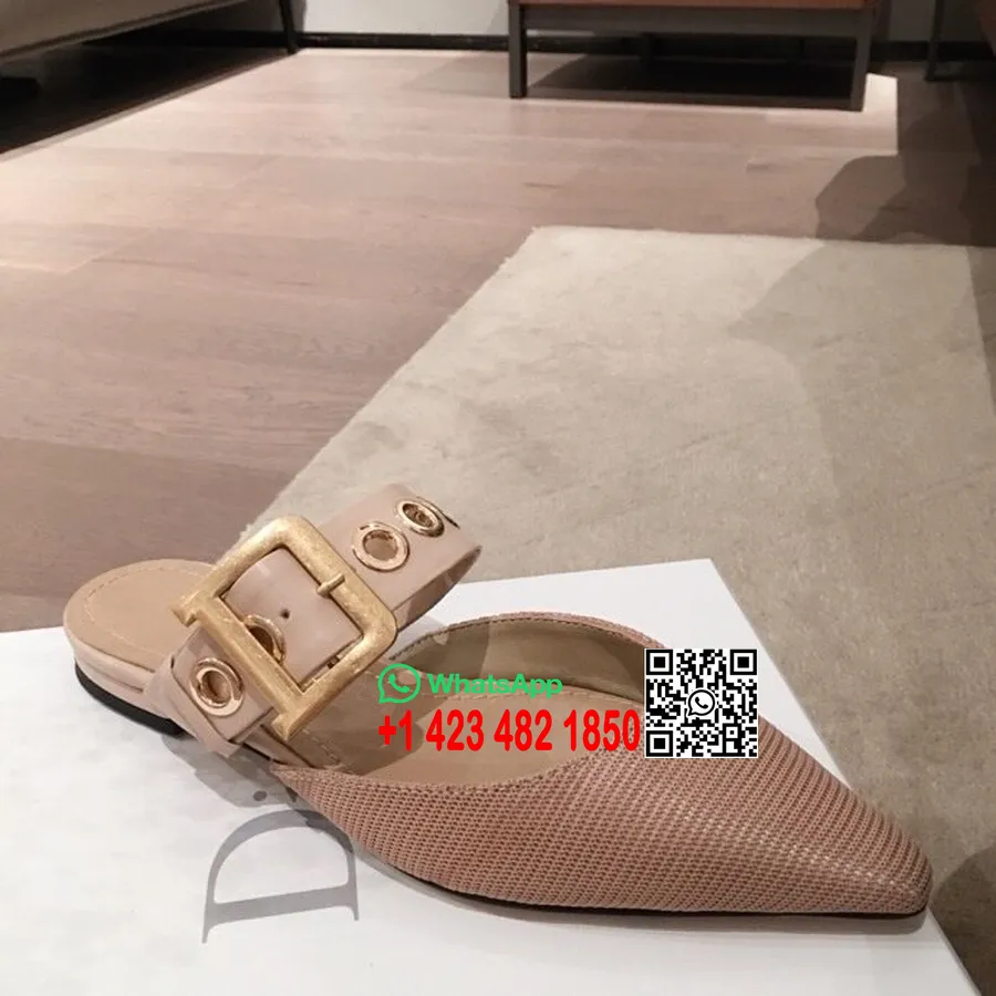 Christian Dior D Solki Litteät Sandaalit Kevät/kesä 2020 Mallisto, Beige