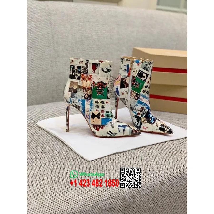 Christian Louboutin Graffiti Botines Piel De Becerro Colección Otoño/invierno 2020, Multicolor