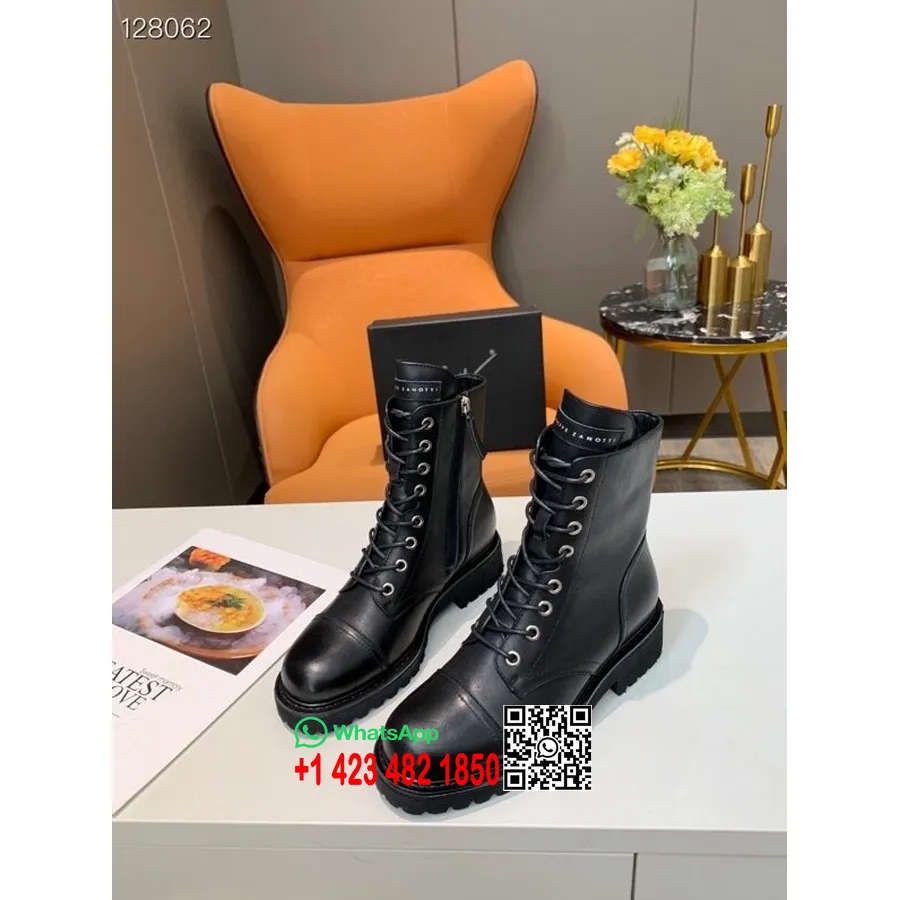 Giuseppe Zanotti Stiefeletten Wildleder/Kalbsleder Herbst/Winter 2020 Kollektion, Schwarz