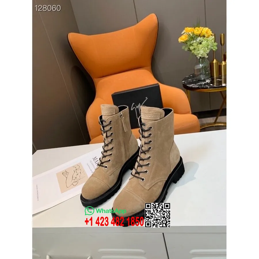 Giuseppe Zanotti Stivaletti Camoscio/pelle Di Vitello Collezione Autunno/inverno 2020, Colore Beige