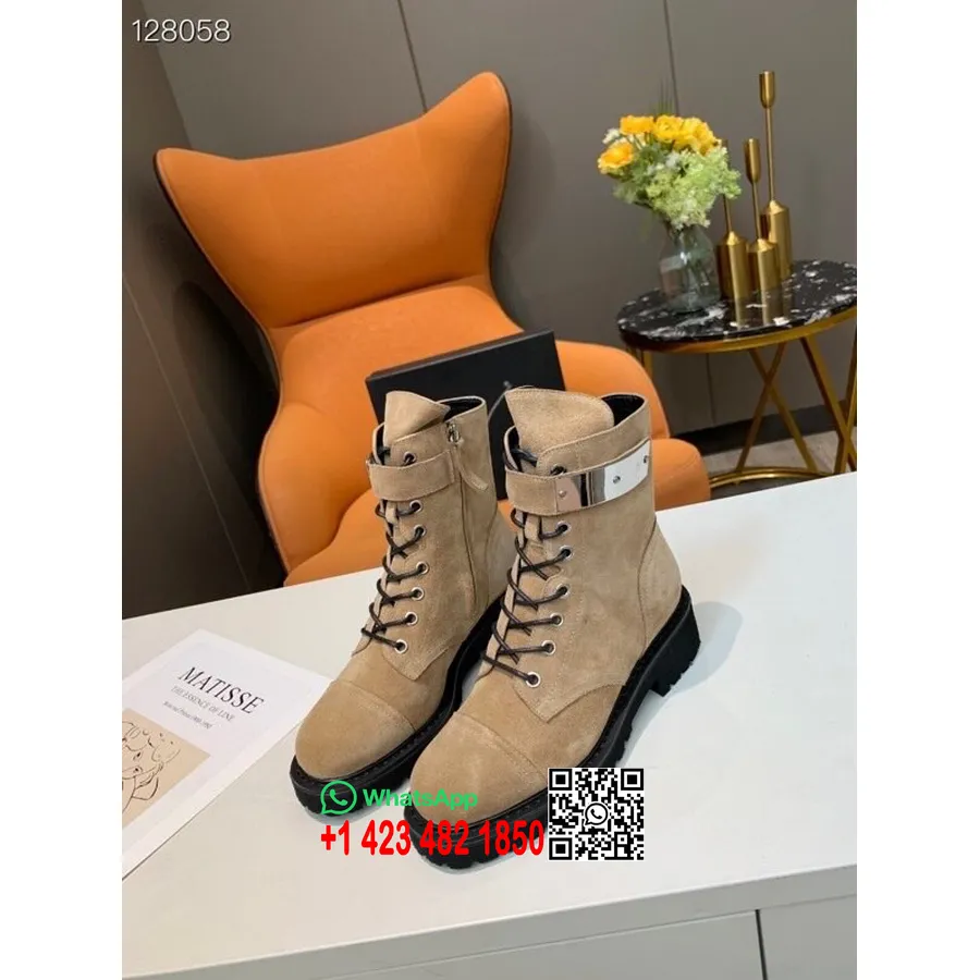 Giuseppe Zanotti Stivaletti Camoscio/pelle Di Vitello Collezione Autunno/inverno 2020, Colore Beige