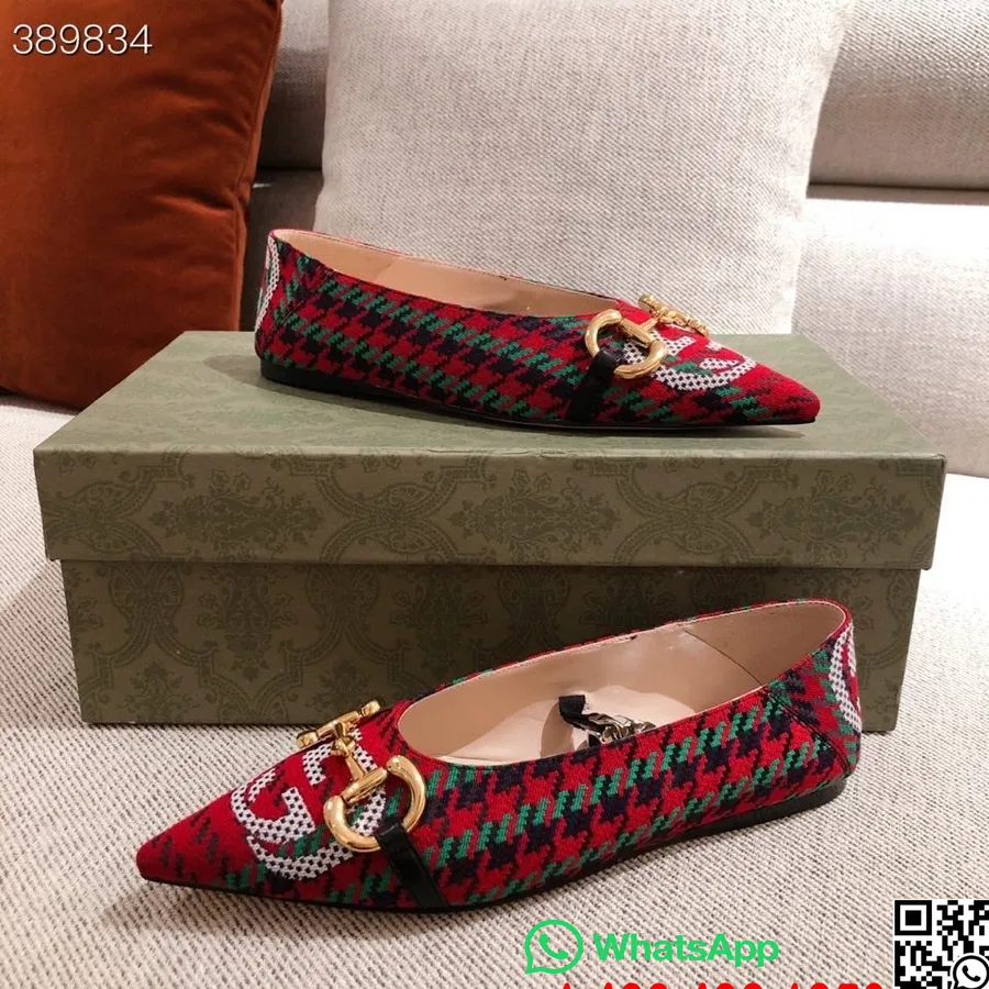 Gucci Mocassim Com Corrente Horsebit Couro De Bezerro Coleção Primavera/verão 2021, Vermelho/verde