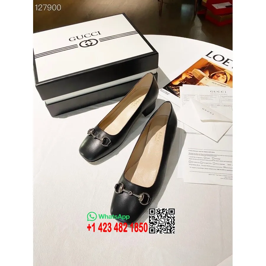 Gucci Horsebit Loafers Kalvskinn Höst/vinter 2020 Kollektion, Svart