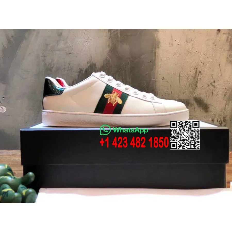 Gucci Ace Kedas 429446 Teļa āda Pavasara/vasaras 2020 Kolekcija, Balta