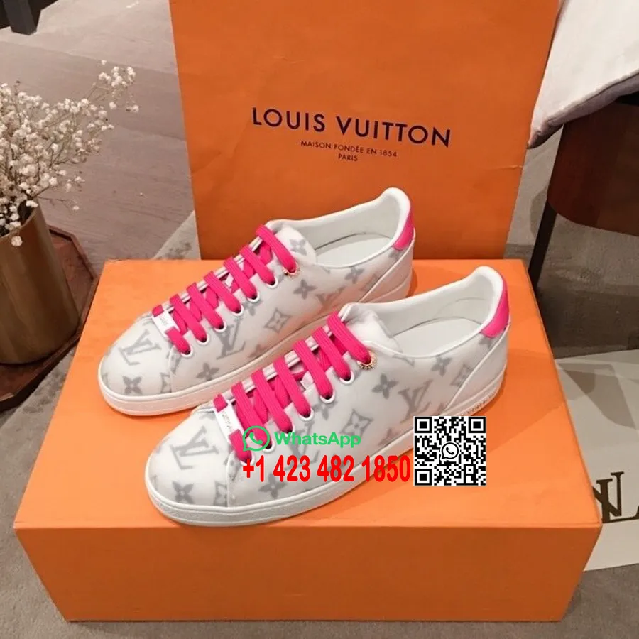 Louis Vuitton Frontrow Tossud Vasikanahast Sügis/talv 2020 Kollektsioon 1b87cd, Roosa/valge