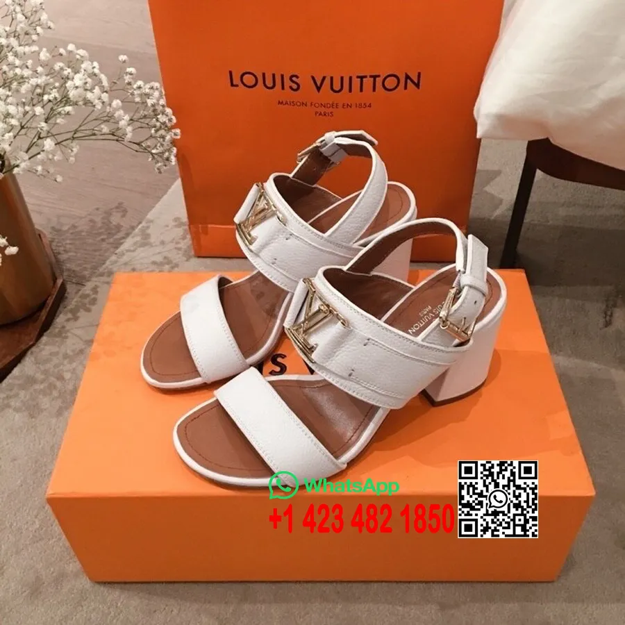 Louis Vuitton Lv Lock It Pumps Colectia Primavara/vara 2020, Alb