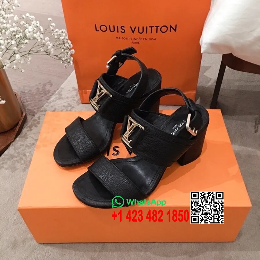 Louis Vuitton Lv Lock It Pumps Colectia Primavara/vara 2020, Negru