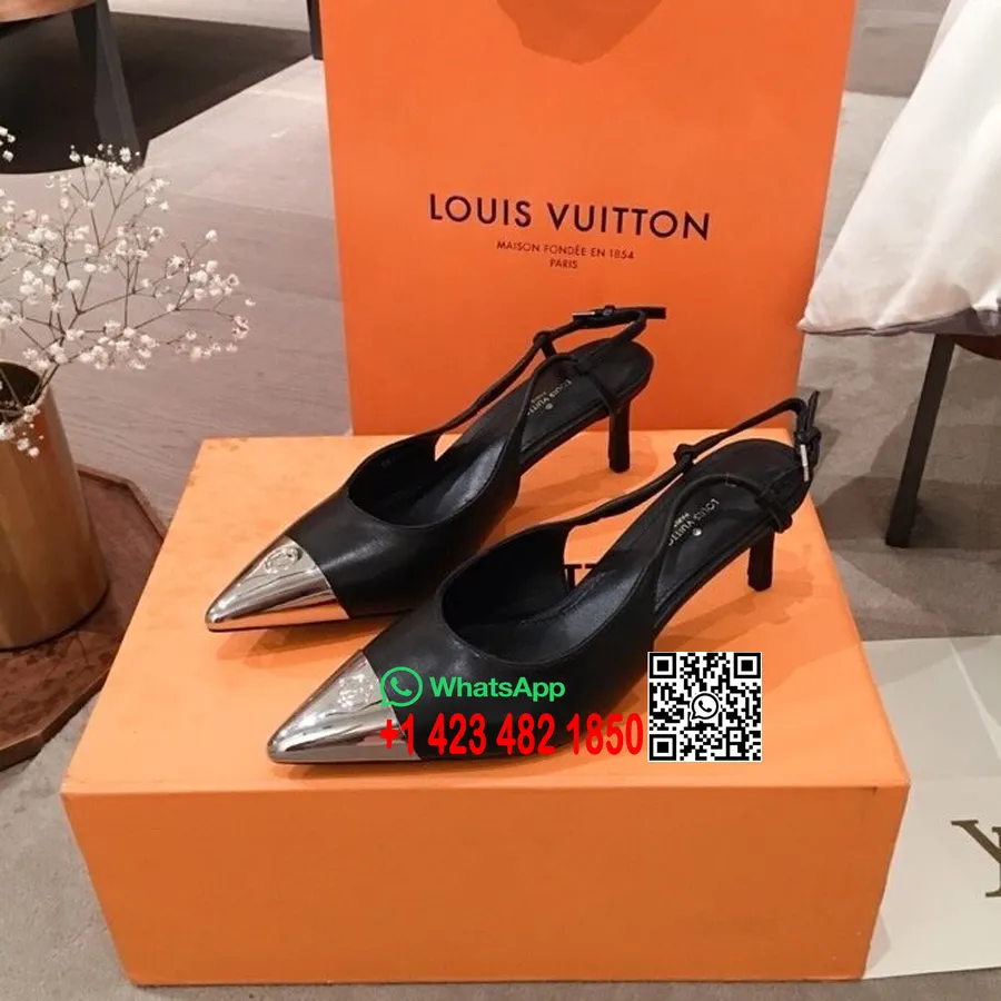 Louis Vuitton Urban Twist Slingback Pumpa Kolekce Podzim/zima 2020, černá