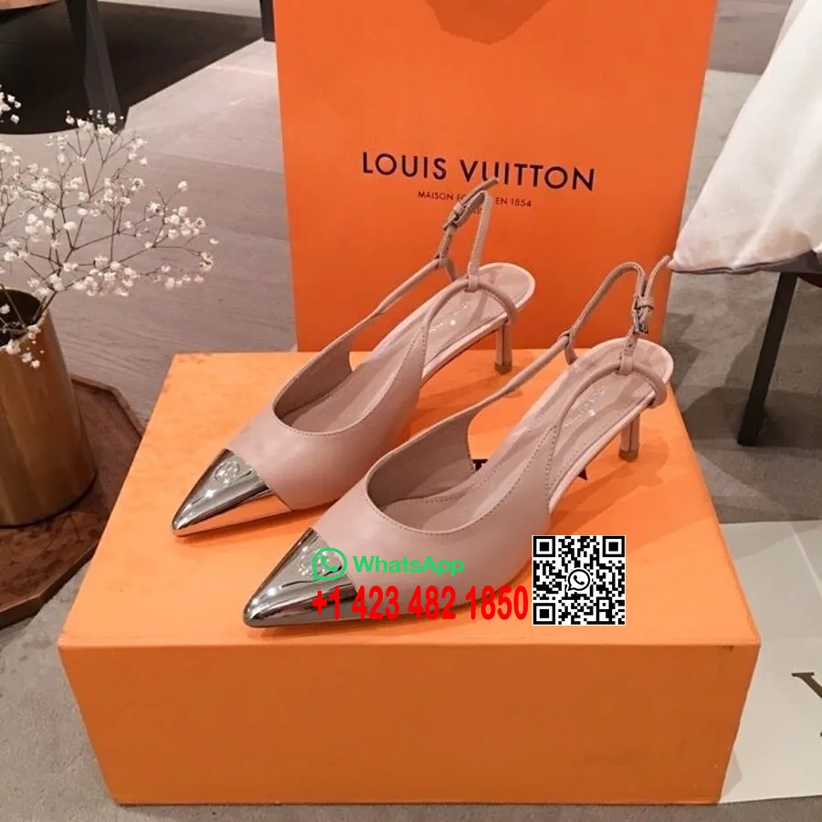 Louis Vuitton Urban Twist Slingback Pumpa Kolekce Podzim/zima 2020, Béžová