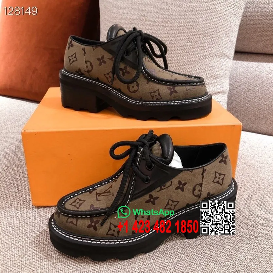 Louis Vuitton Since 1854 Chaussures Derby à Lacets Beaubourg Cuir De Veau Collection Automne/hiver 2020, Marron