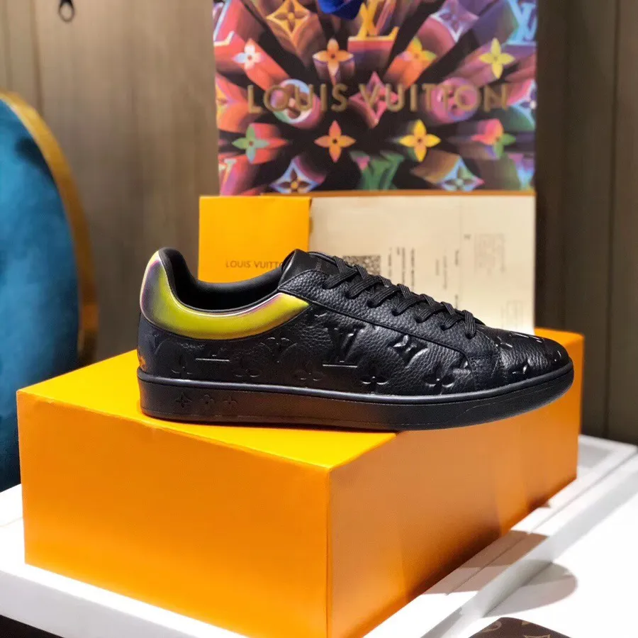 Tênis Louis Vuitton Luxembourg Couro De Bezerro Coleção Primavera/verão 2020 1a7s7d Preto