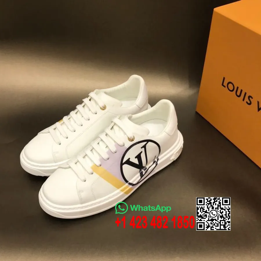 Louis Vuitton Time Out Zapatillas Bajas Piel De Becerro Colección Otoño/invierno 2019 1a64rq, Negro/plata