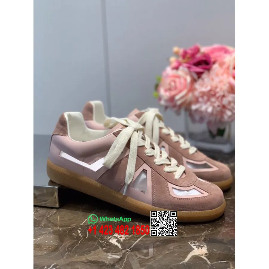 Maison Margiela Cutout Replica Low-top Sneakers Vår/sommer 2019 Kolleksjon, Rosa