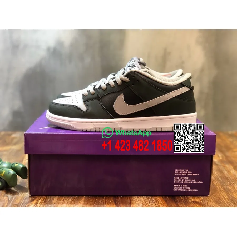 Nike Sb Zoom Dunk Low Pro Tênis Couro De Bezerro Coleção Primavera/verão 2022, Oliva Médio E Preto