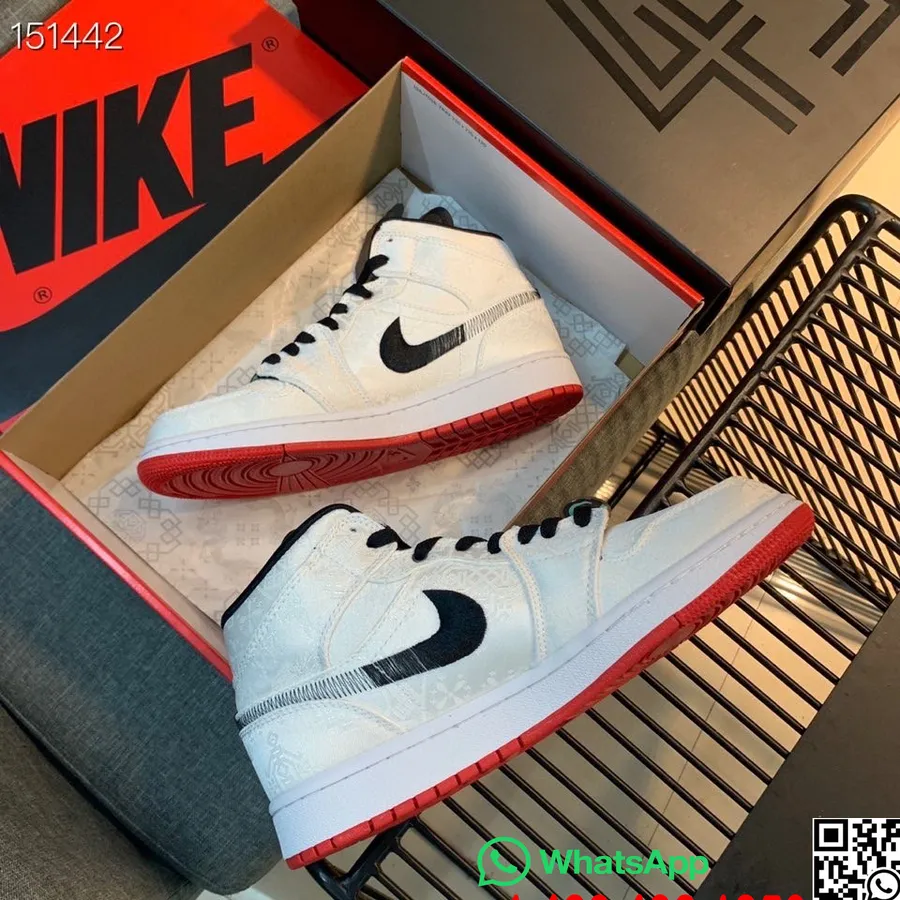 Nike Air Jordan 1 Retro Aj1 Banned Gs Muške Tenisice, Crveno/bijele