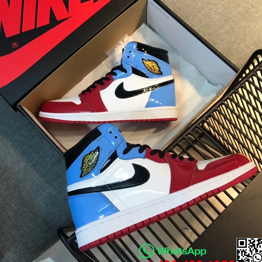 Nike Air Jordan 1 Retro Aj1 Zakázané Gs Pánské Tenisky, červené/bílé/modré