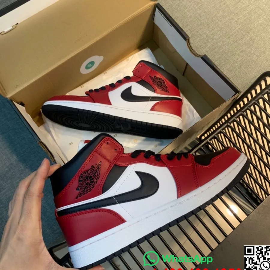 Nike Air Jordan 1 Retro Aj1 Banned Gs Muške Tenisice, Crveno/bijelo/crno