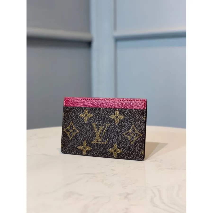 Louis Vuitton Korthållare Plånbok 12 Cm Monogram Canvas Vår/sommar 2020 Kollektion M62666, Bordeaux