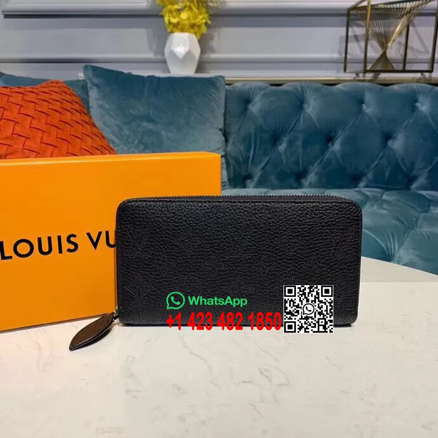 Carteira Zippy Louis Vuitton 20 Cm Couro De Bezerro Mahina Coleção Outono / Inverno 2019 M58428, Preto