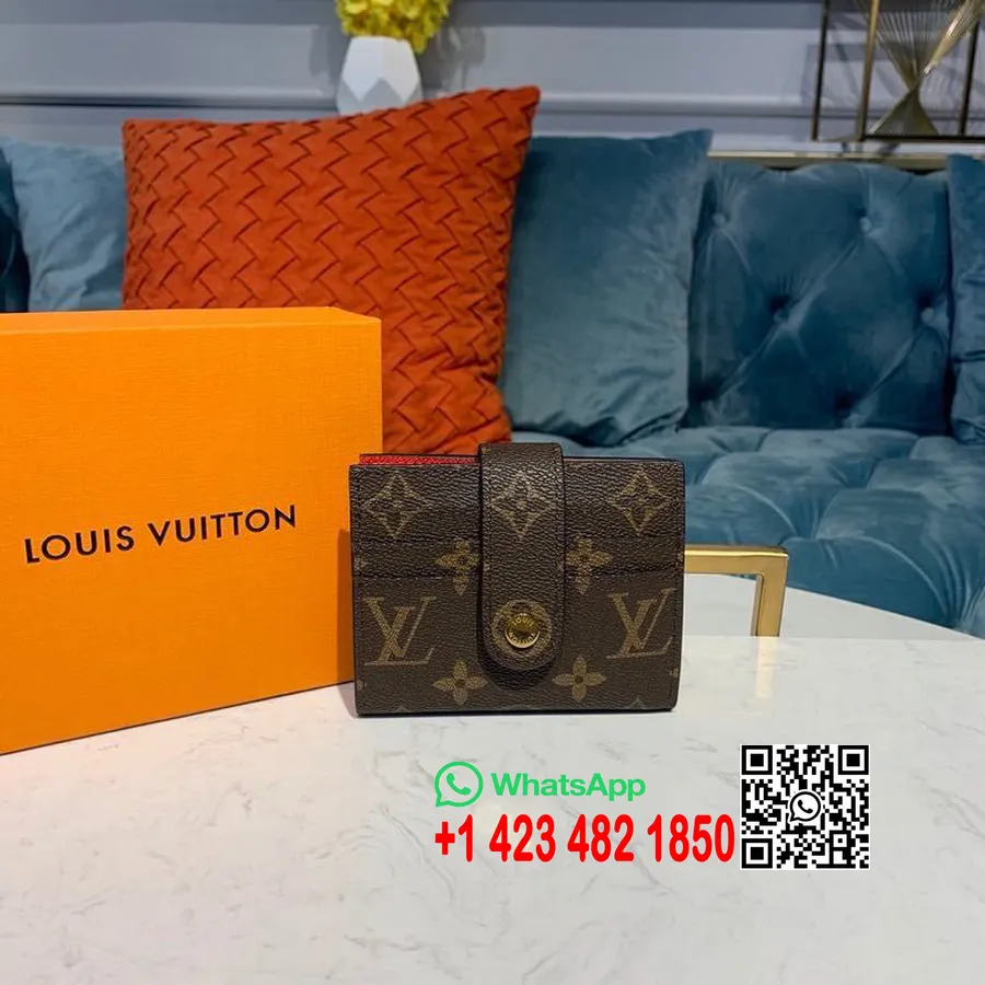 Louis Vuitton Victorine 12 Karšu Turētājs Maks 10cm Monogramma Audekls Rudens/ziema 2019 Kolekcija M66533, Capucines