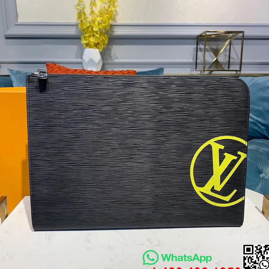 Клатч Louis Vuitton Jour Gm 34см Epi Canvas из коллекции весна/лето 2019 M68198, черный