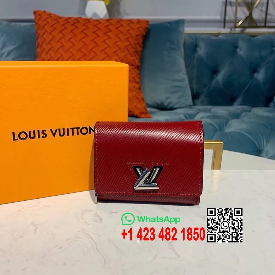 Portafoglio Louis Vuitton Twist Xs 10 Cm Tela Epi Collezione Autunno/inverno 2019 M68607, Frutti Di Bosco